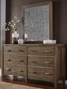 #66002 6 Drawer Dresser and #66015 Mirror