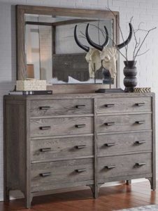 #66004 8 Drawer Dresser and #66010 Landscape Mirror