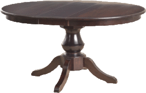#S-4848-212 Estate Single Pedestal Round Table 1 Leaf