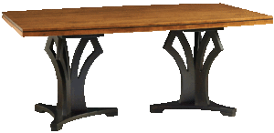 #54-3866 Trieste Double Pedestal Table