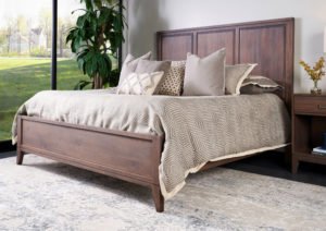 #41104 Champagne King Panel Bed