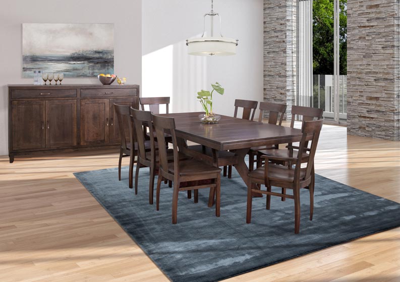 estate double pedestal dining tables collection
