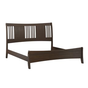 55114 highland sleigh king size bed frame