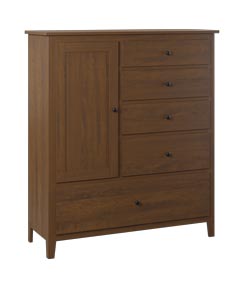 56050 jamestown door chest in brown maple FC-10759 saddle