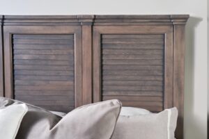 Louvered Headboard Style